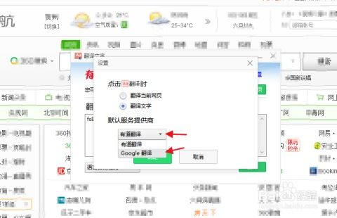 360浏览器更改翻译服务的默认提供商的详细步骤与指南